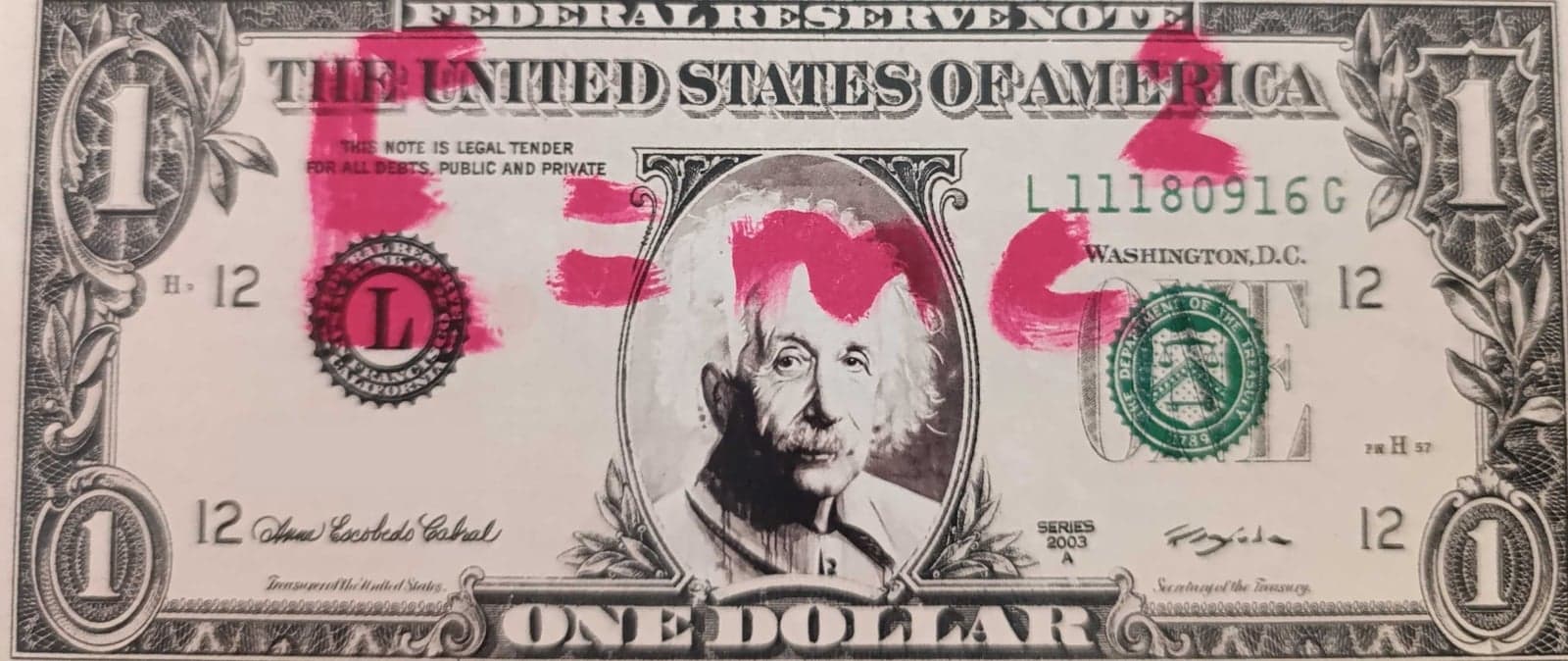 Dólar de Maseda, edición Einstein