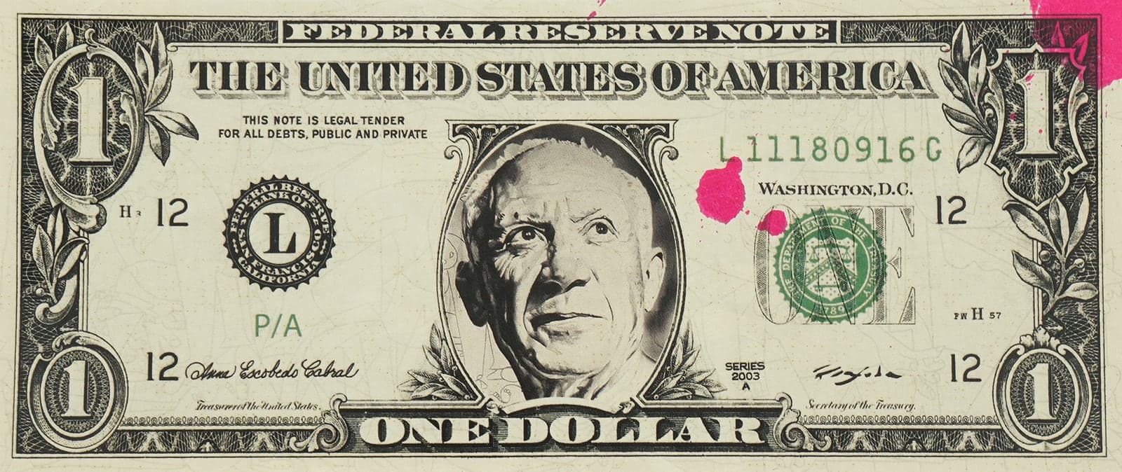 Dólar de Maseda · Picasso